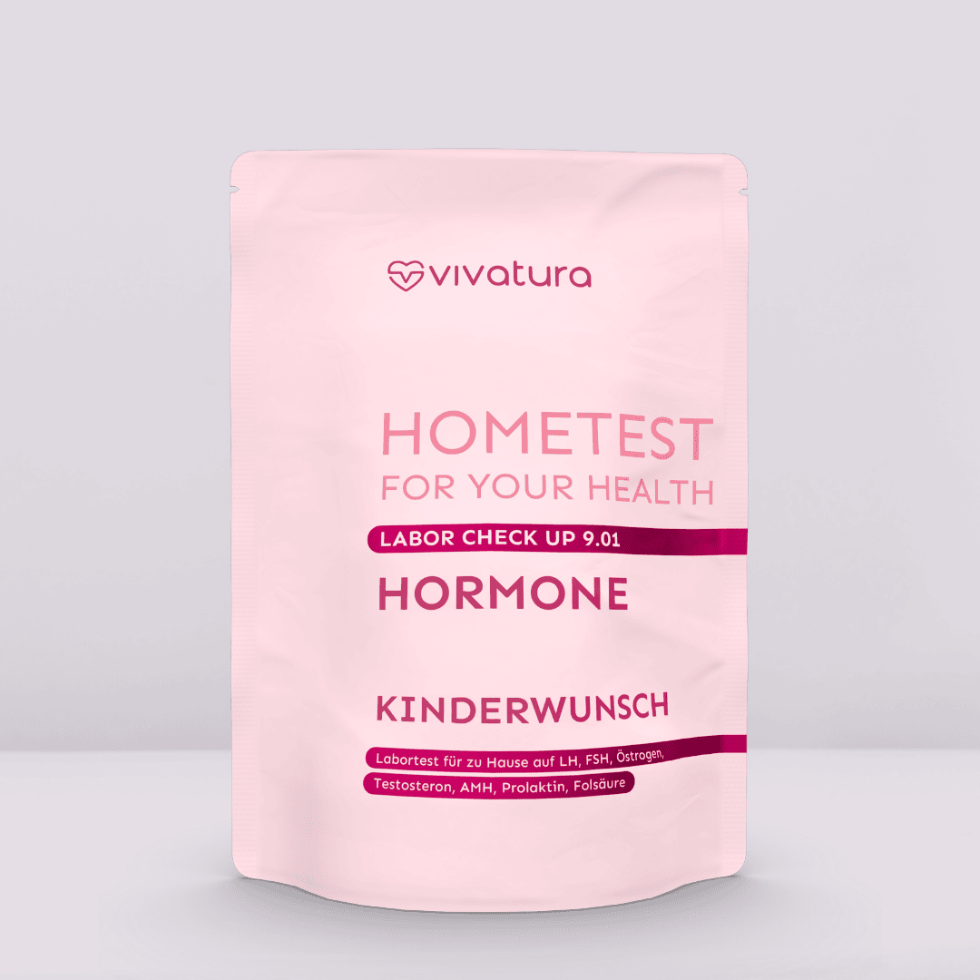 vivatura Heimtest für den Kinderwunsch zur Messung wichtiger Hormone