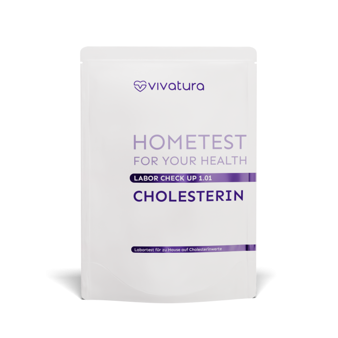 vivatura Heimtest zur Messung der Cholesterinwerte